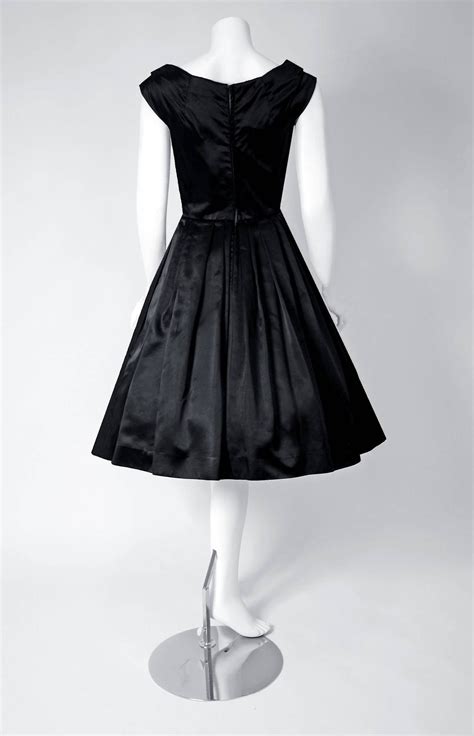 model in cocktail dress by christian dior 1955|christian dior partie fine dress.